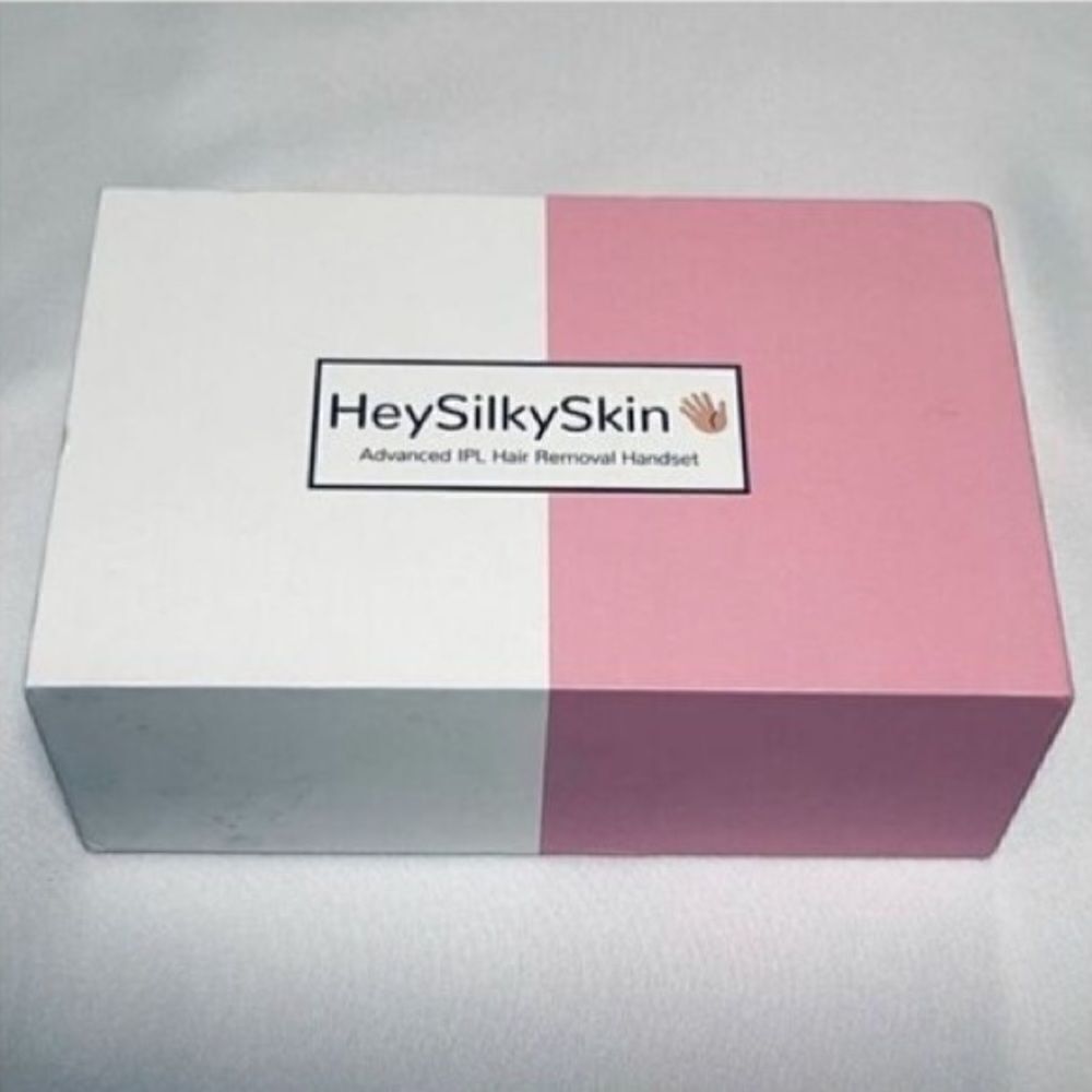 Hey Silky Skin Women's Advanced IPL Hair Removal Handset Rose Gold Pink New - Picture 3 of 15